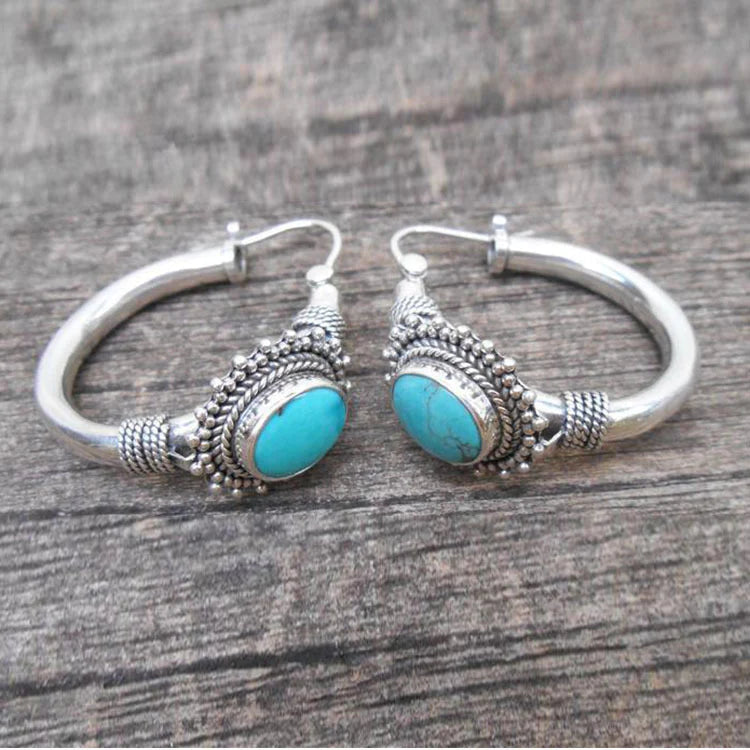 Thérèse | Argent Turquoise Élégant