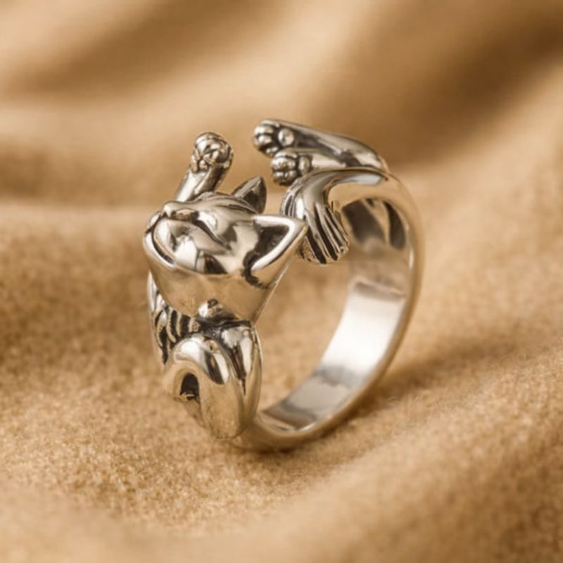 Claudine | Bague Chat Rêveur