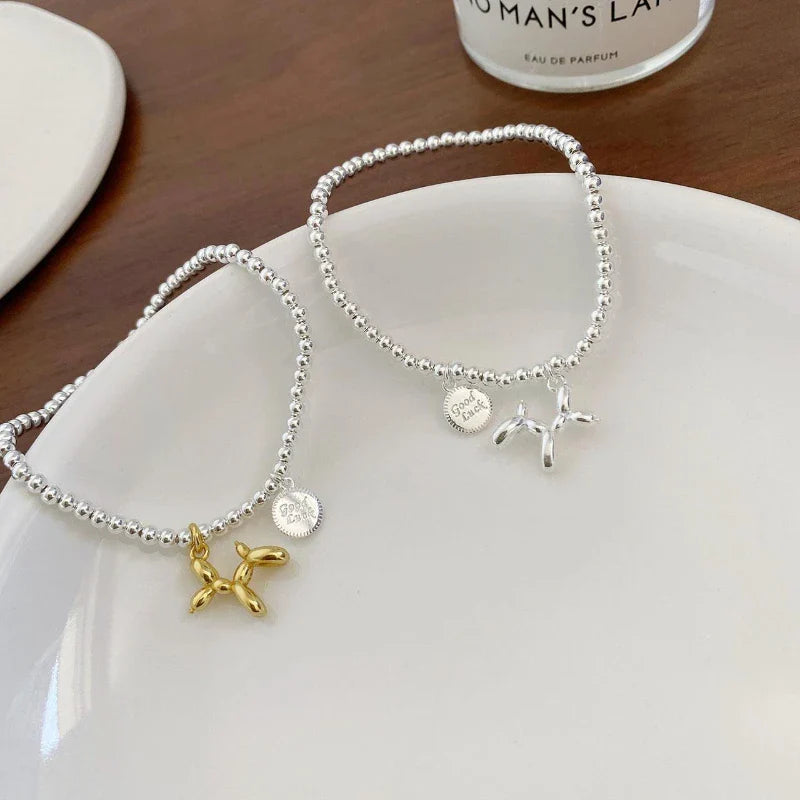 bracelet rond avec chien ballon