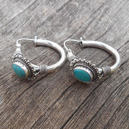 Thérèse | Argent Turquoise Élégant