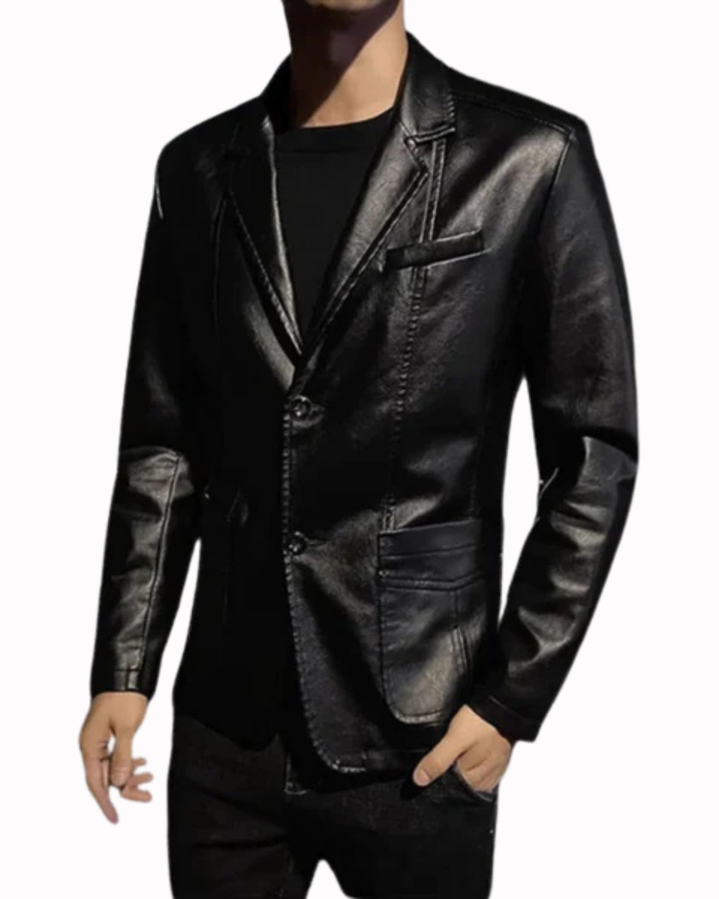 Business Casual Leather Jacket