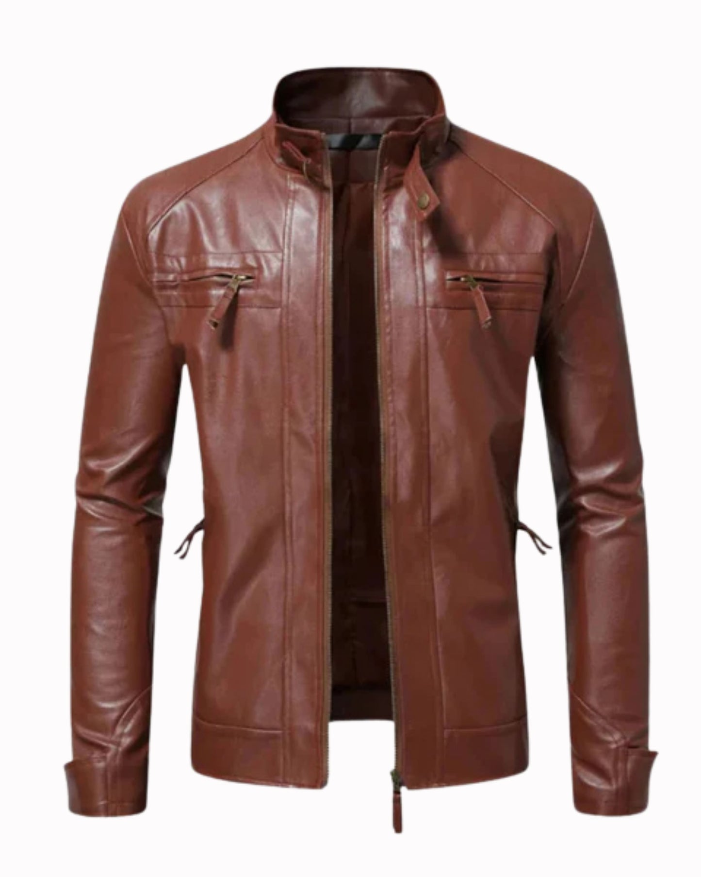 Veste en Cuir Élégante pour Hommes