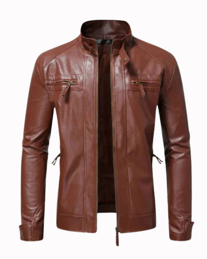 Veste en Cuir Élégante pour Hommes