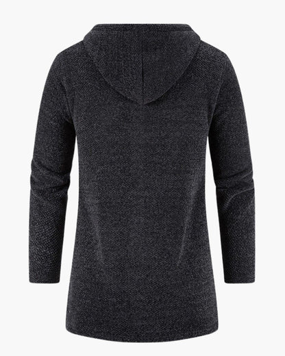 Le Cardigan à Capuche en Fleece