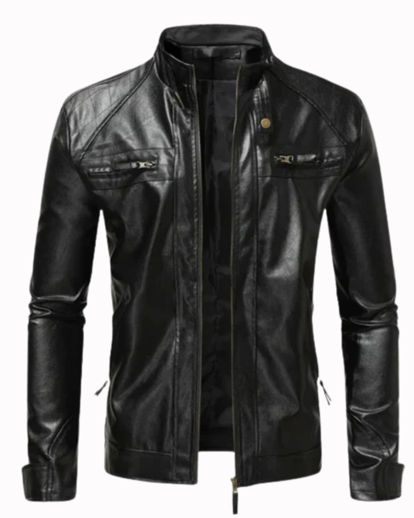 Veste en Cuir Élégante pour Hommes