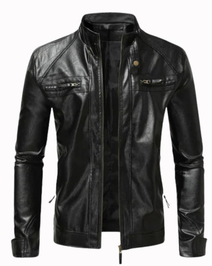Veste en Cuir Élégante pour Hommes