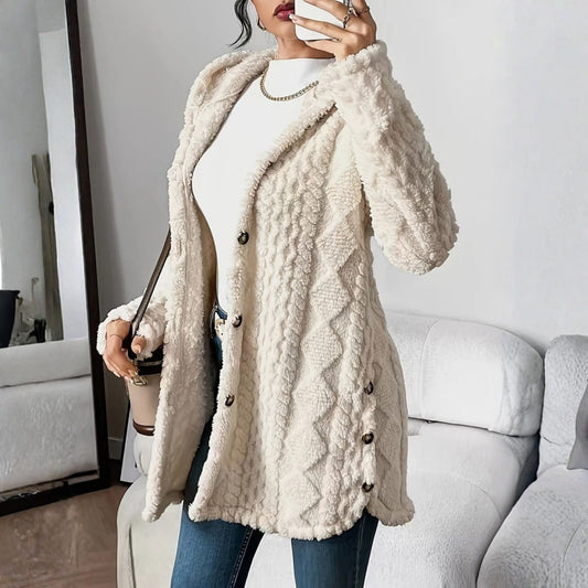 Kylie | Gilet à Boutons Douillet