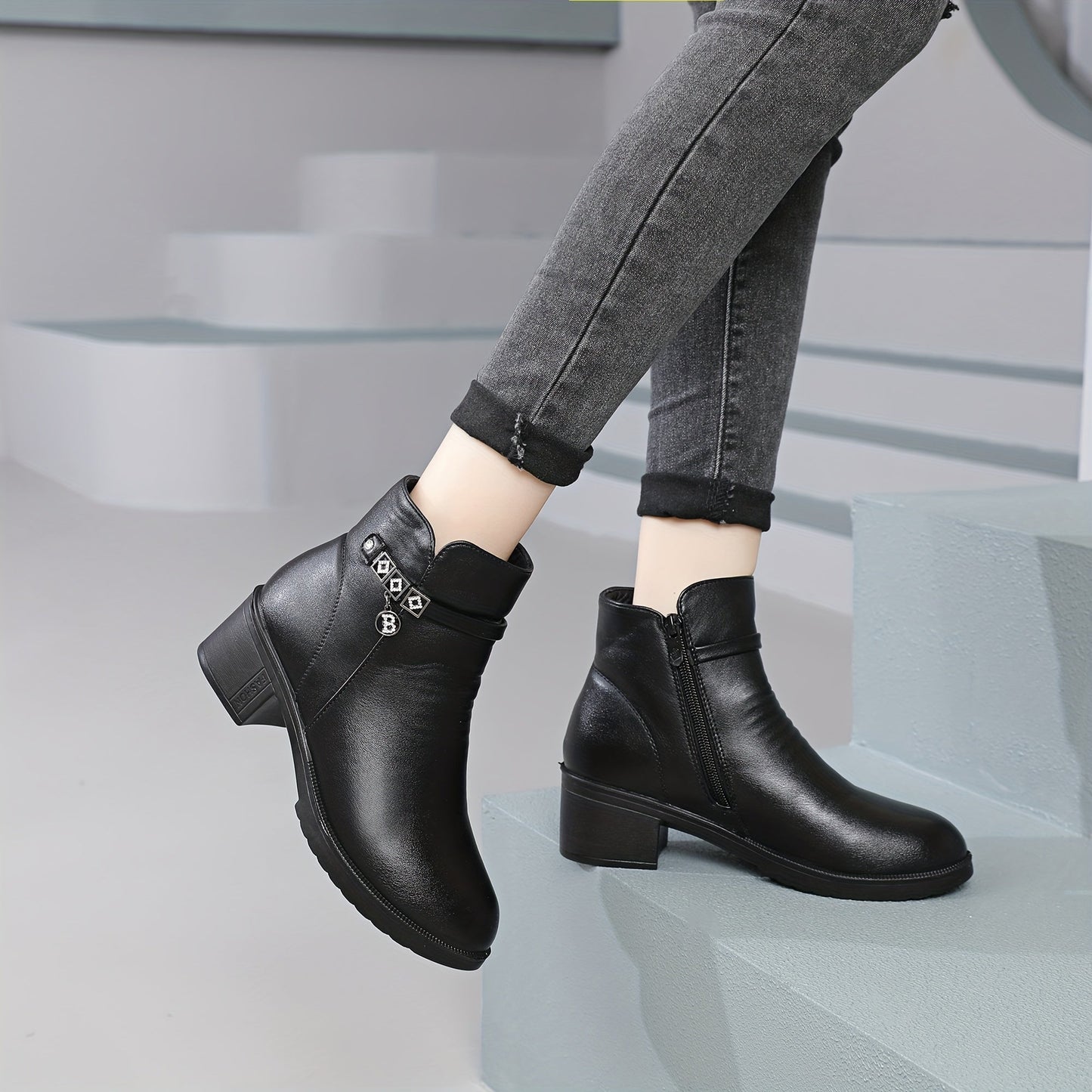 Noémie | Winter Comfort Ankle Boots
