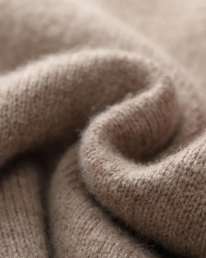 Pull zippé en laine mérinos Taranto