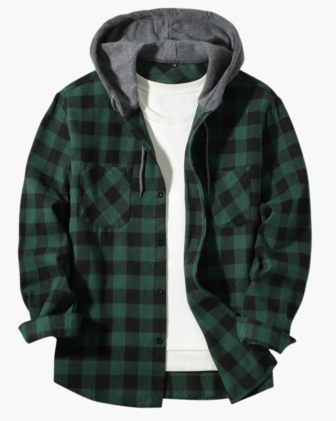 La Chemise à Capuche à Carreaux