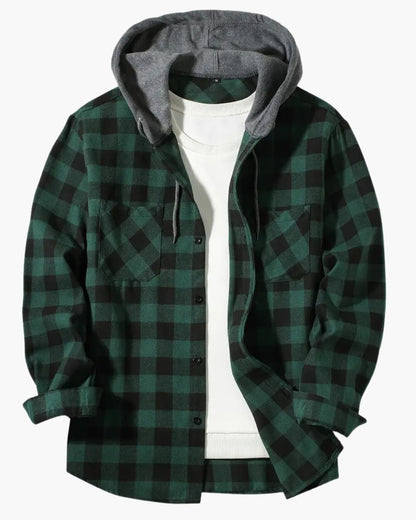 La Chemise à Capuche à Carreaux