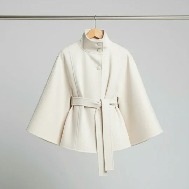 Cosette | Veste à col montant et ceinture