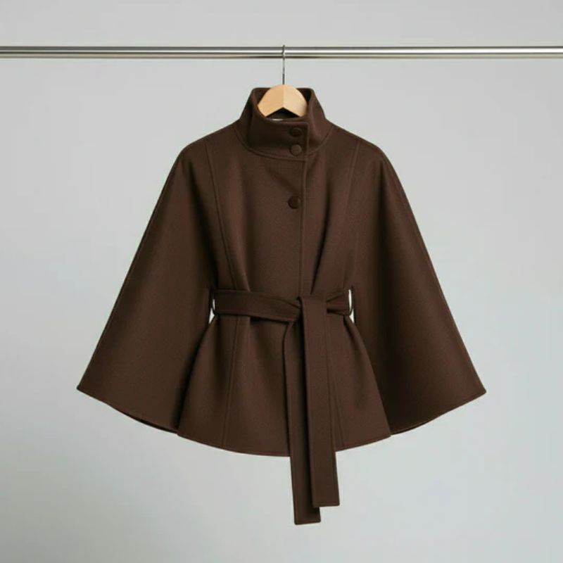 Cosette | Veste à col montant et ceinture