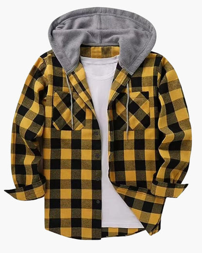 La Chemise à Capuche à Carreaux