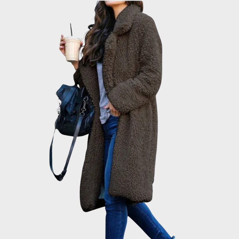 Alliah | Manteau Long en Fleece