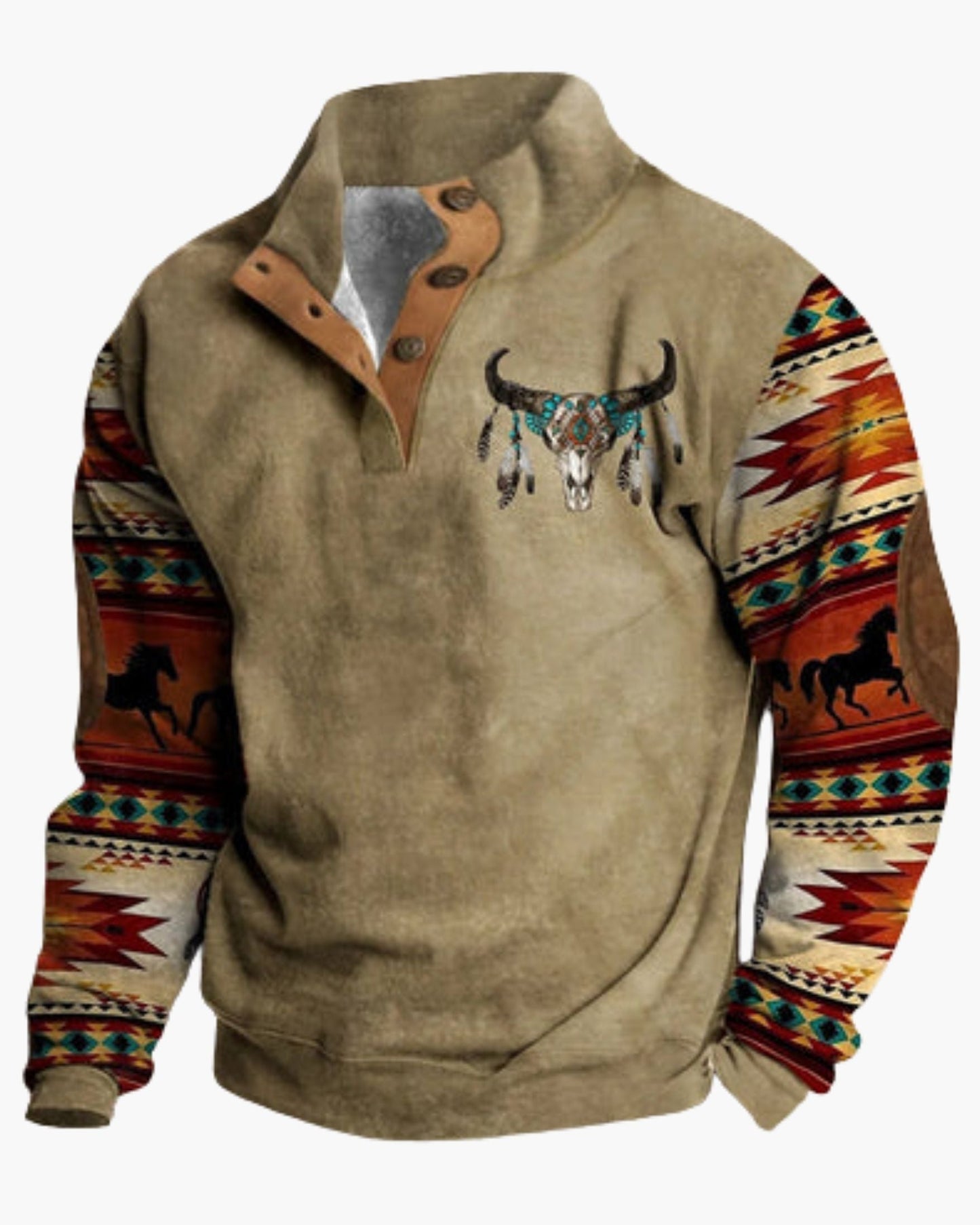 Highland | Pull en polaire à bouton-pression