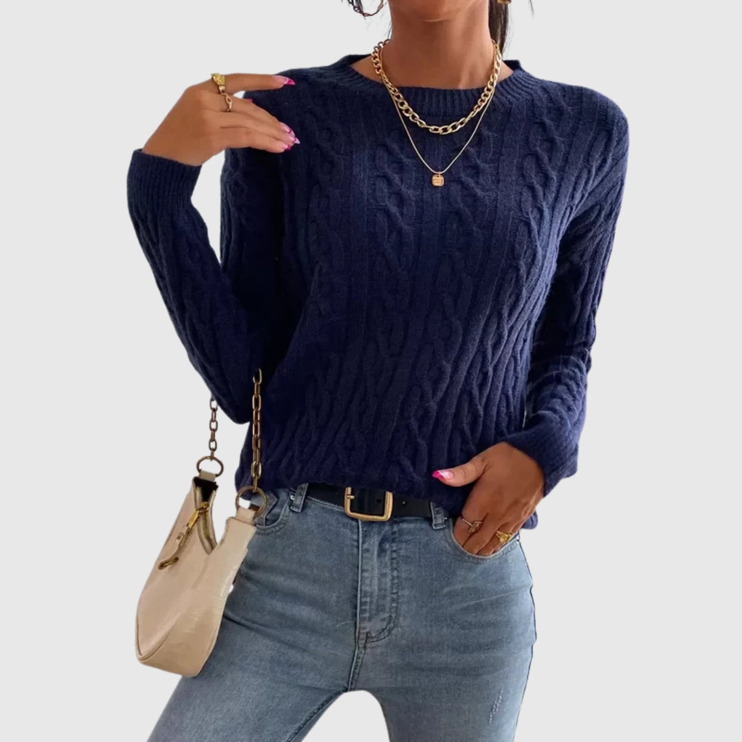 Emery | Pull en Maille Câble Confortable