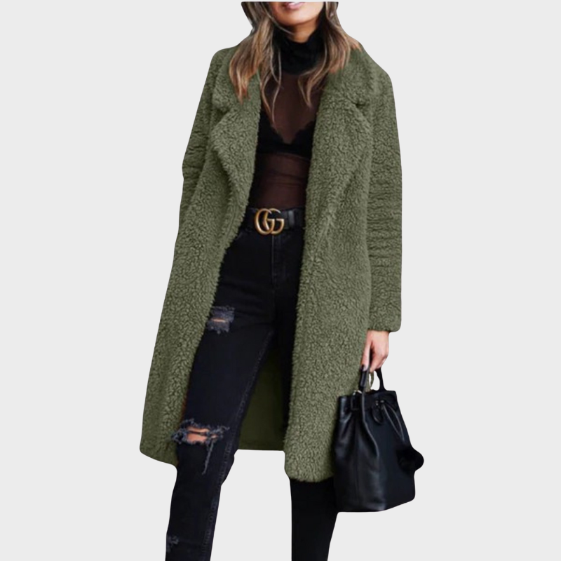 Alliah | Manteau Long en Fleece