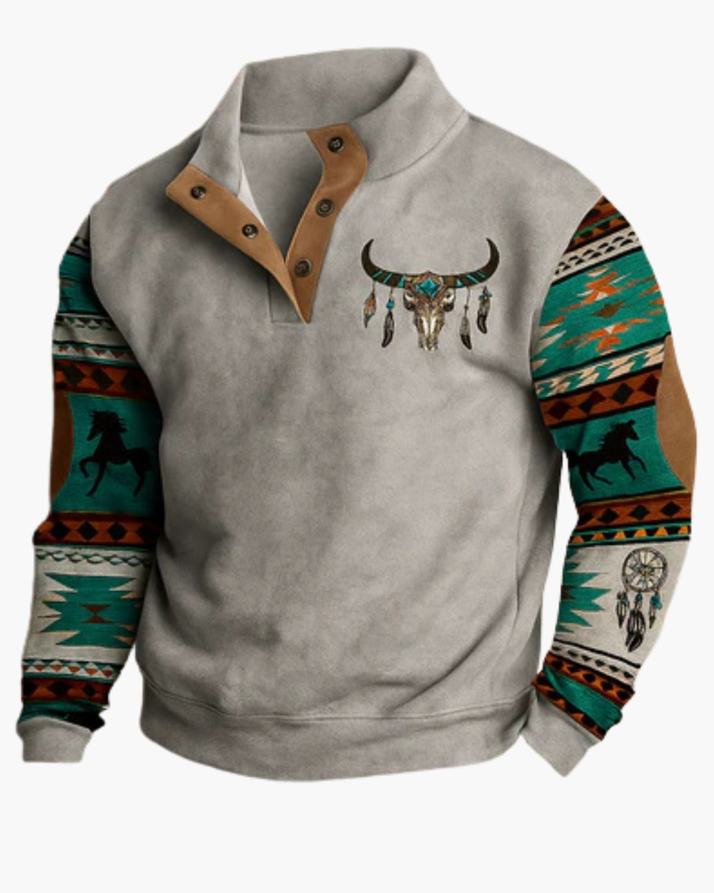 Highland | Pull en polaire à bouton-pression