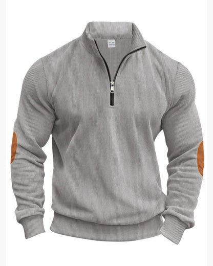 Le Sweat à Col Montant en Corderoy