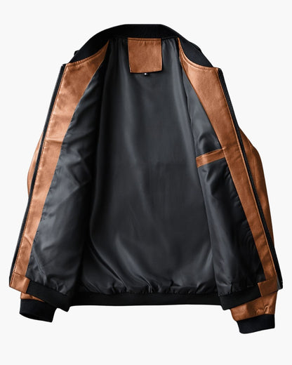 Veste de moto en cuir classique