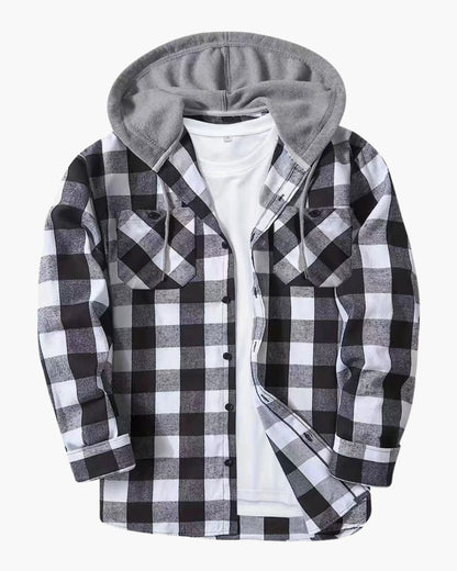 La Chemise à Capuche à Carreaux