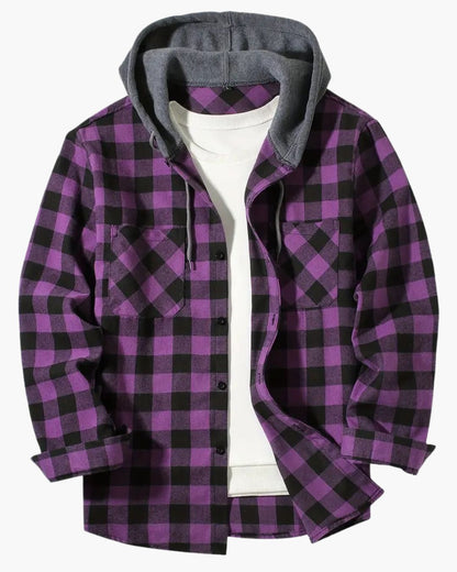 La Chemise à Capuche à Carreaux
