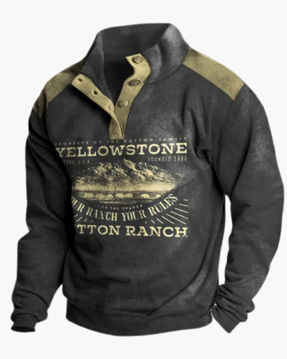 Cairnwood | Pull Fleece Extérieur à Snap