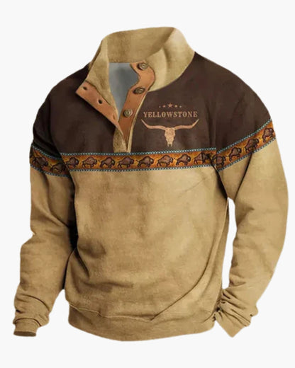 Cairnwood | Pull Fleece Extérieur à Snap