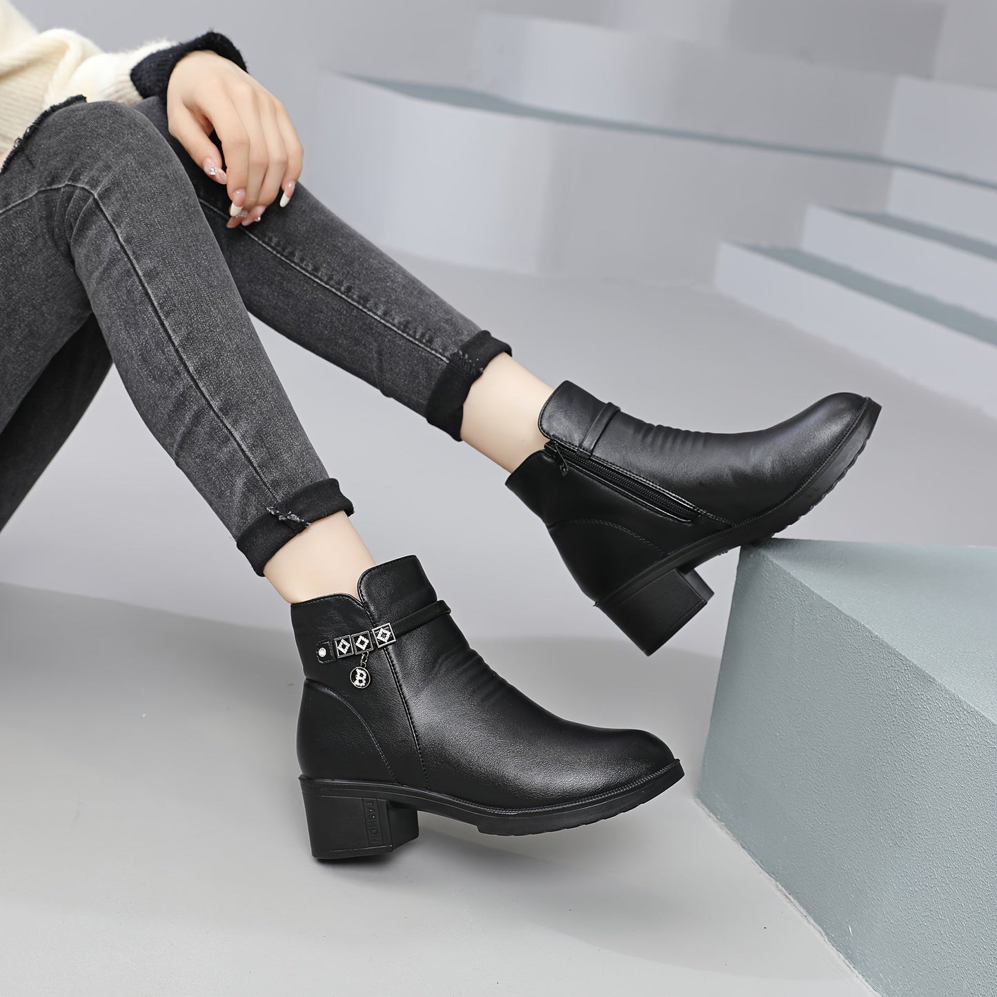 Noémie | Winter Comfort Ankle Boots