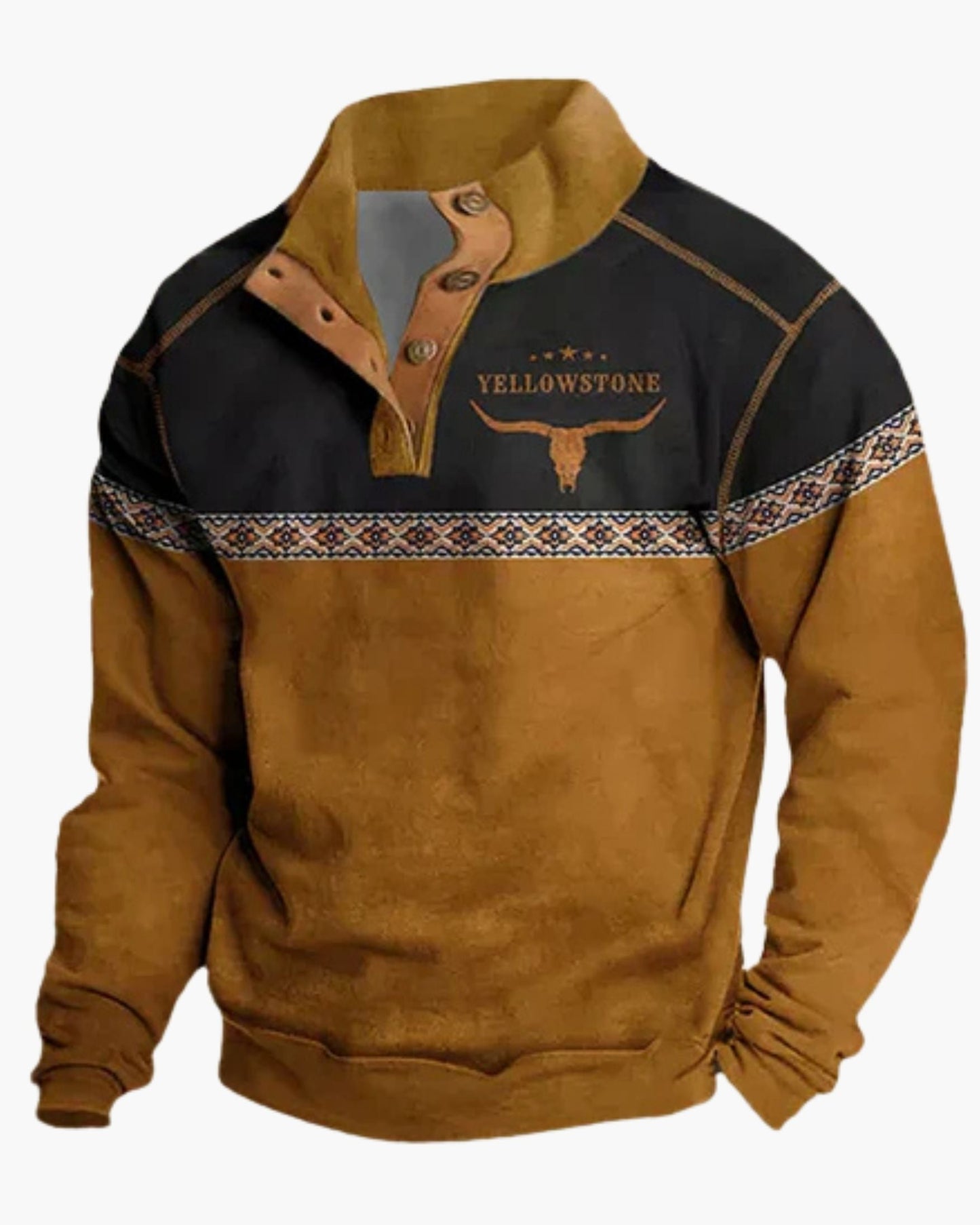 Cairnwood | Pull Fleece Extérieur à Snap