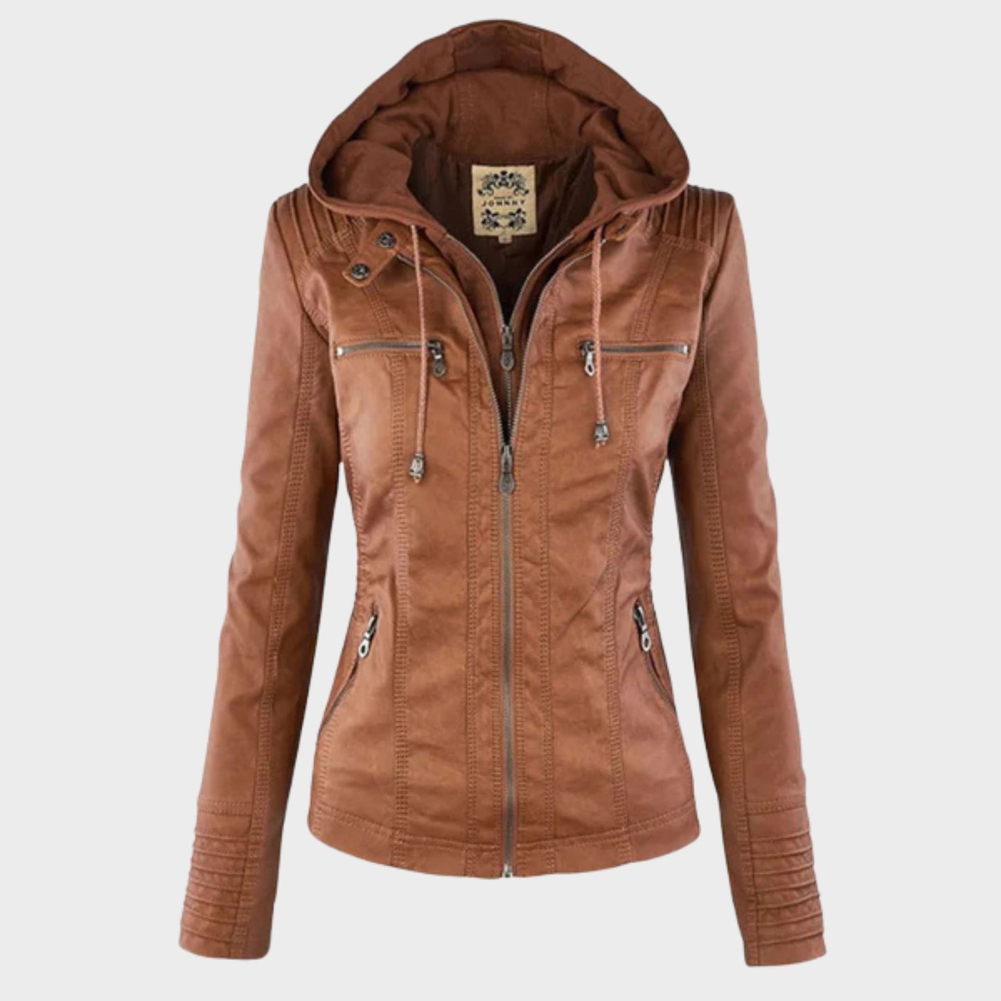 Gia | Veste en Cuir Biker