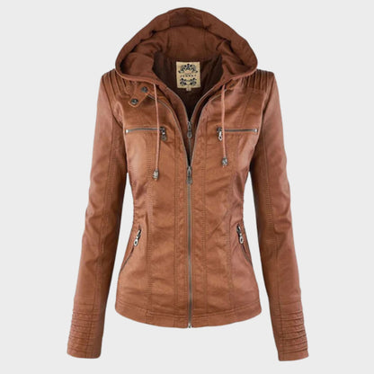 Gia | Veste en Cuir Biker