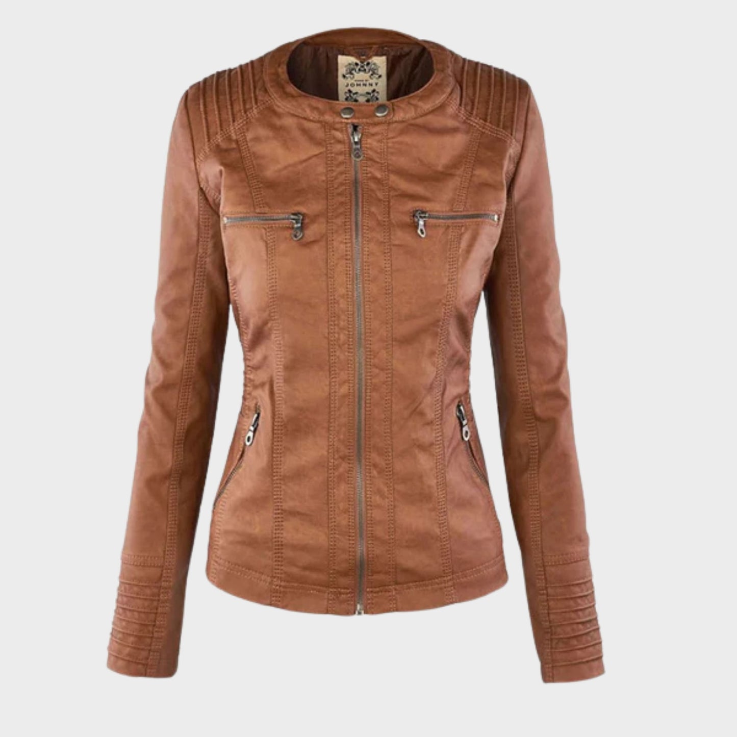 Gia | Veste en Cuir Biker
