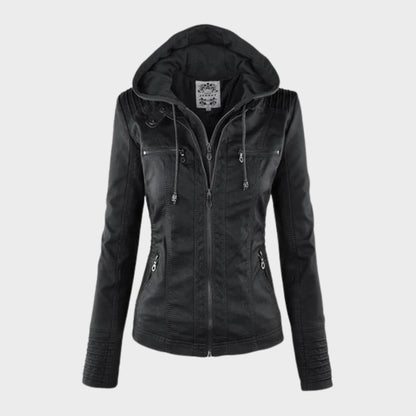 Gia | Veste en Cuir Biker