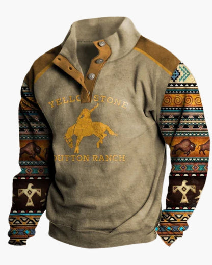 Cairnwood | Pull Fleece Extérieur à Snap