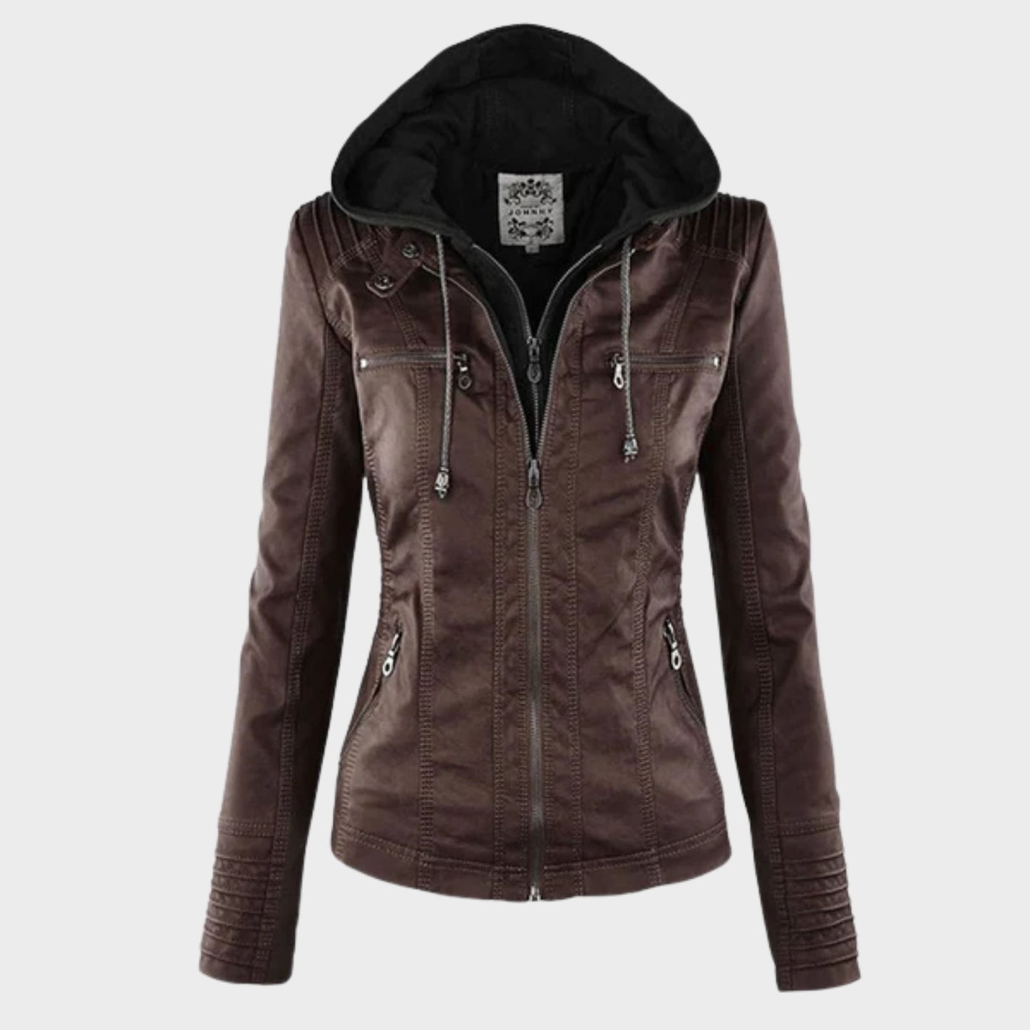 Gia | Veste en Cuir Biker