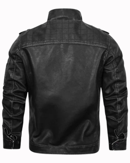 Veste en Cuir de Moto
