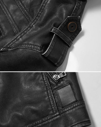 Veste en Cuir de Moto