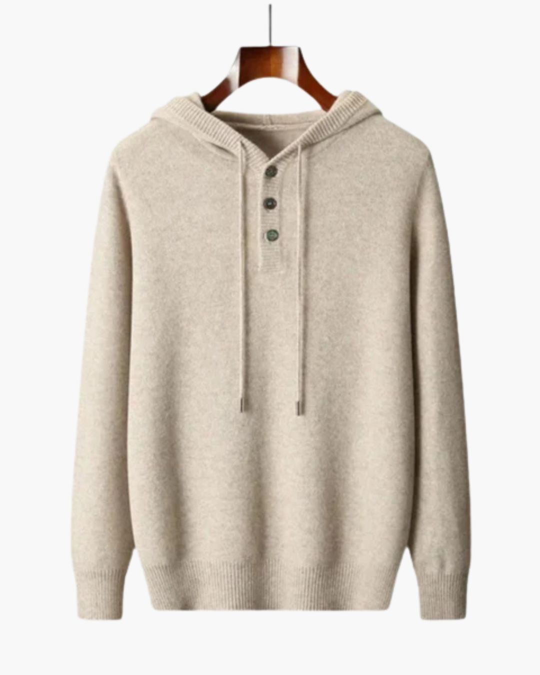 Hoodie en Laine Mérinos Élégant