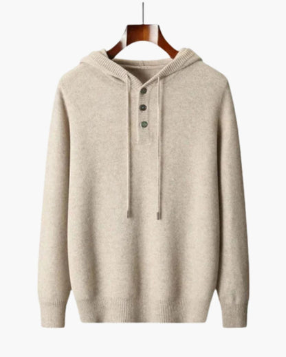 Hoodie en Laine Mérinos Élégant