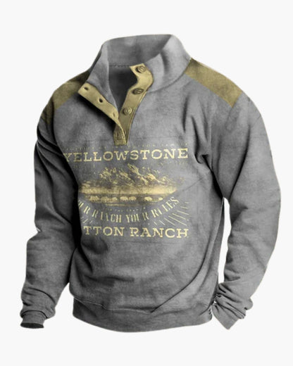 Cairnwood | Pull Fleece Extérieur à Snap