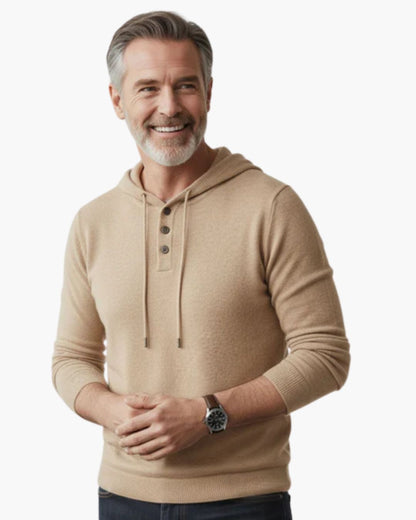 Hoodie en Laine Mérinos Élégant