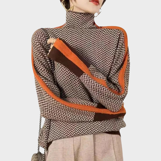 Clarabella | Pull Col Roulé Mélangé