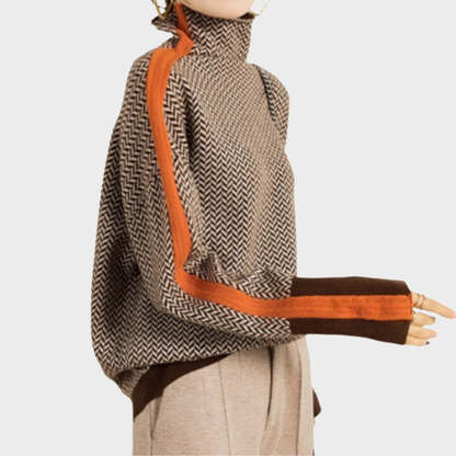 Clarabella | Pull Col Roulé Mélangé