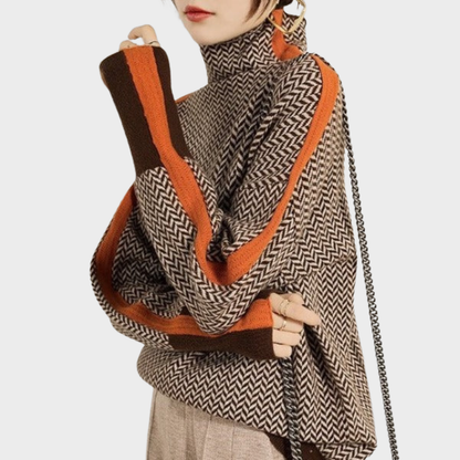 Clarabella | Pull Col Roulé Mélangé