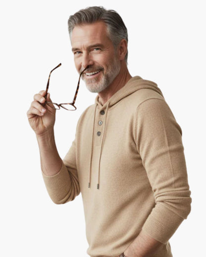 Hoodie en Laine Mérinos Élégant