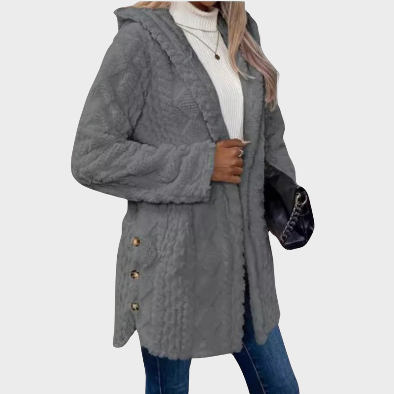 Kylie | Gilet à Boutons Douillet