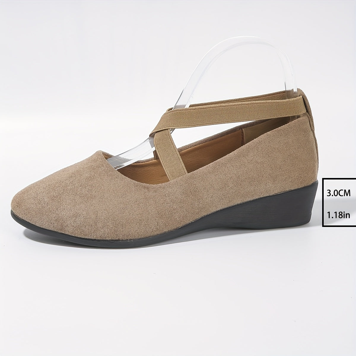 Élise | Cross Strap Ballerinas for Refined Comfort