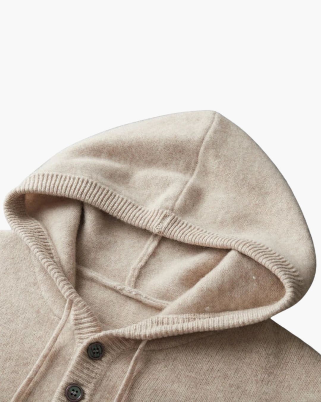 Hoodie en Laine Mérinos Élégant